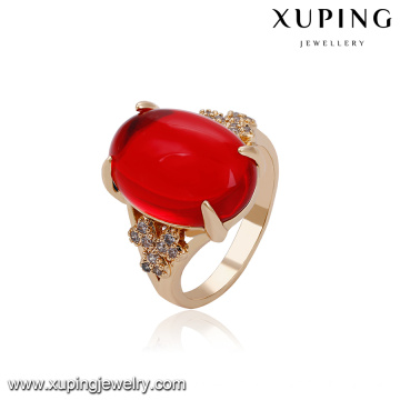 14581 Best selling jewelry elegant ring with zircon 18k latest gold ring designs for women